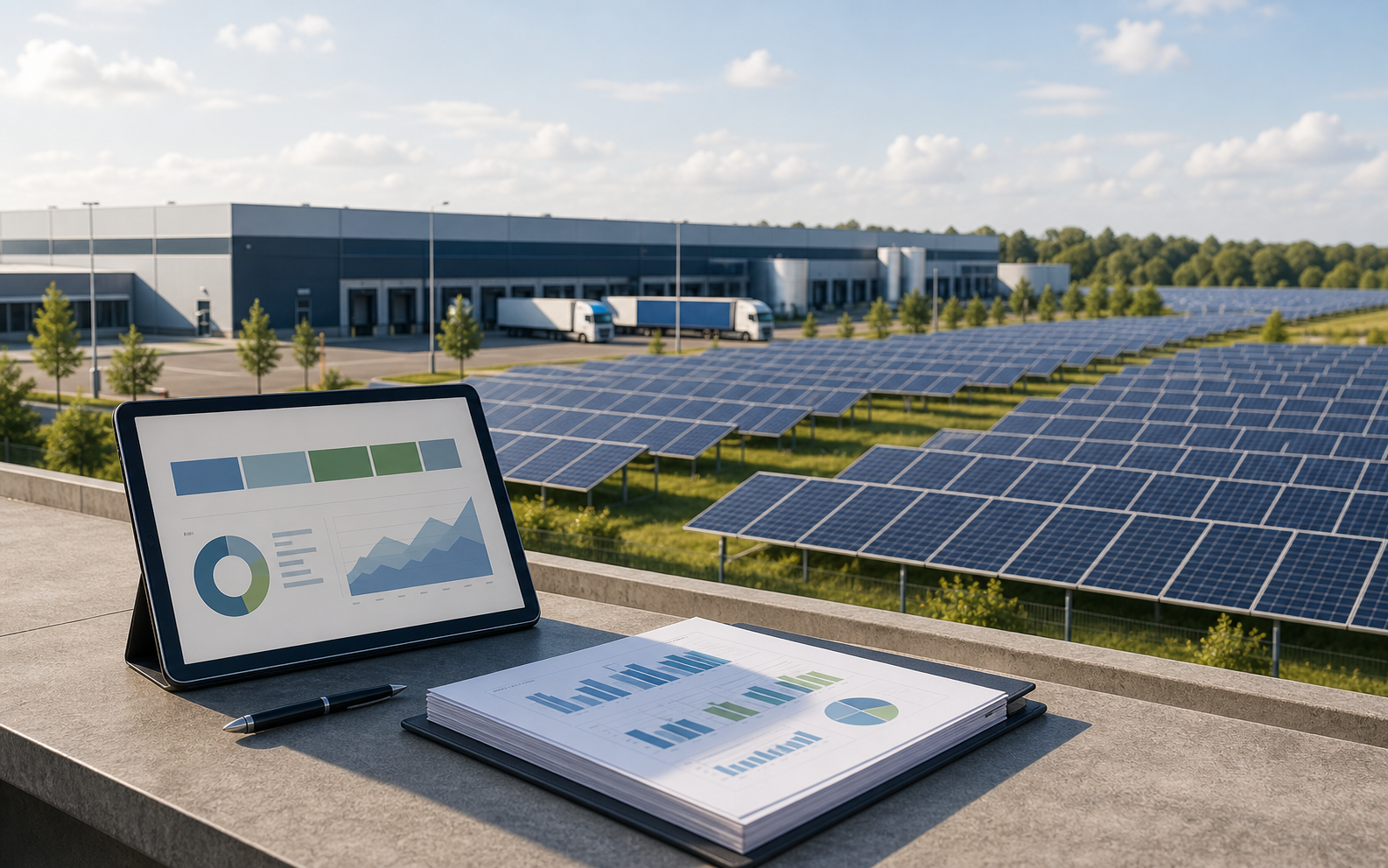 Industrie-Photovoltaikanlage als Investmentmotiv